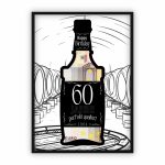 Personalisiertes Geldgeschenk zum Geburtstag | Alter anpassbar | Perfekt gealtert | Whisky-Flasche