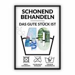 Geldgeschenk zum Geburtstag | „Schonend behandeln – das gute Stück ist …“ mit Zahl zum Ausschneiden