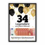 Geldgeschenk zum Geburtstag | Legendäre Jahre & endlich Millionär